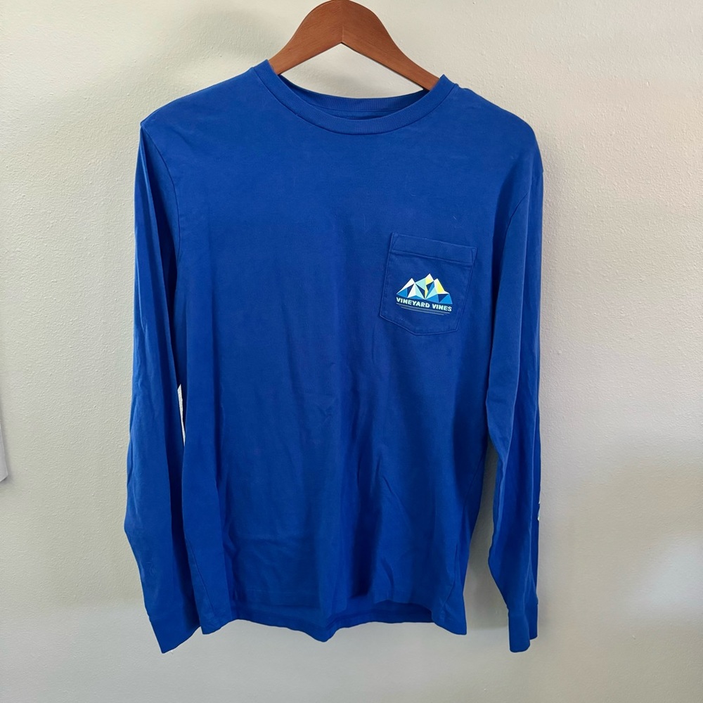 VINEYARD VINES | long sleeve royal blue tee